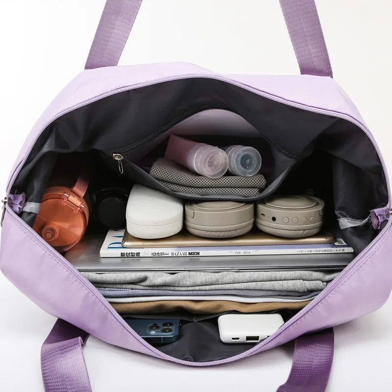 Travel Bags Waterproof Tote Travel Luggage Bags for Women Folding Large Capacity Multifunctional Travel Duffle Bags Handbag 2022