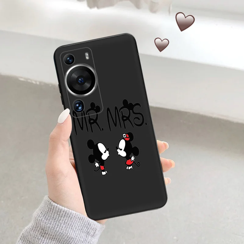 Силиконовый черный чехол для телефона Motorola G200 5G G30 G31 One Fusion милый умный с Минни