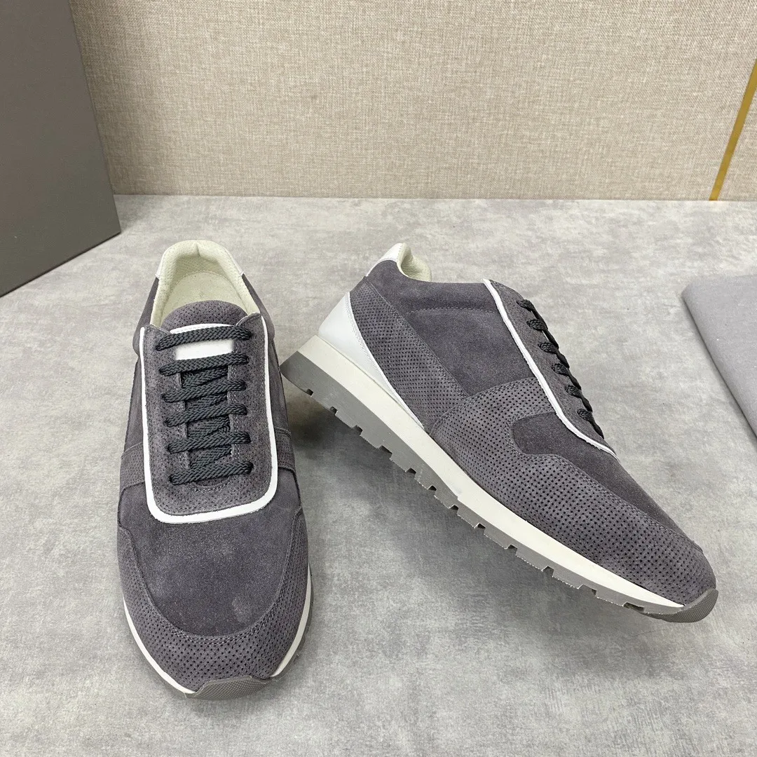 

New Men Leather Shoes Designer Sneakers Man Male Fashion Brand Shoes Grey Business Casual Vulcanize Luxury Shoes for Men