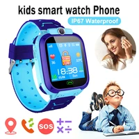 kids smartwatch ip67 waterproof smart watch for children camera sos call game hd screen phone watch with sim card for girls boys