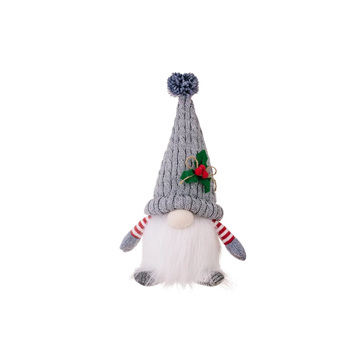 Рождественское украшение вязаная шапка с подсветкой кукла Рудольфа без лица