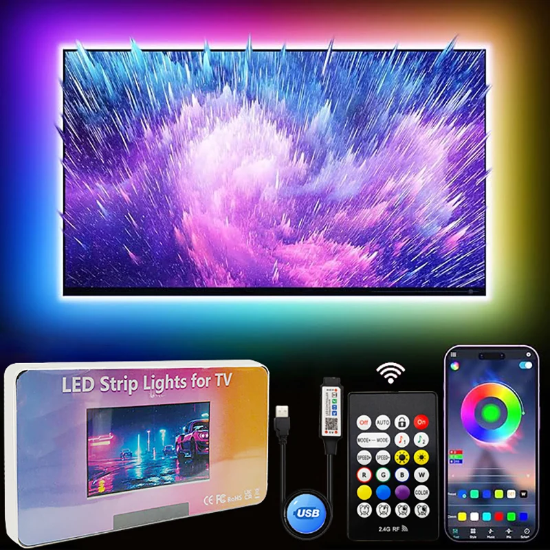 

RGB светодиодная лента для телевизора GBKOF 4 метра