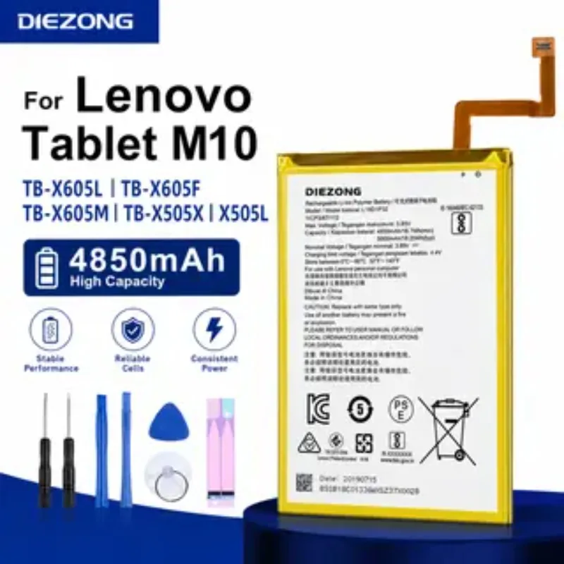 Фото НОВИНКА 2026: Аккумулятор L18D1P32 для Lenovo Tab M10 TB-X505X, X505L, X505F, TB-X605L, TB-X605F, TB-X605M — в наличии №1