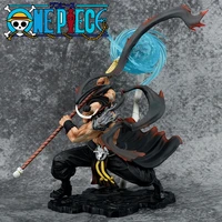 one piece white beard anime figure with light 30cm whitebeard statue figurine collectible model toy for children decoration gift