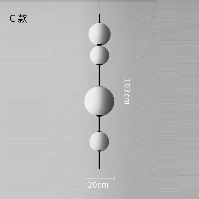 

Nordic Led Pendant Lights for Long Hanging Lamp Ceiling Chandelier Dining Room Decoration Dining Room Table Light