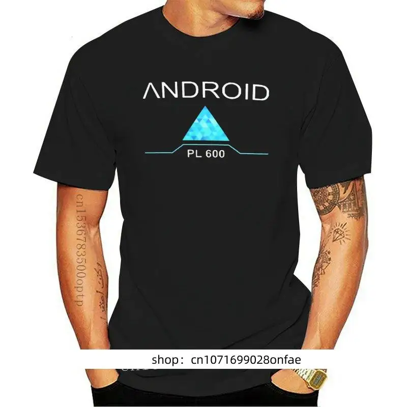 

New Detroit Become Human Cosplay Cotton Short Sleeve T-shirt Tops