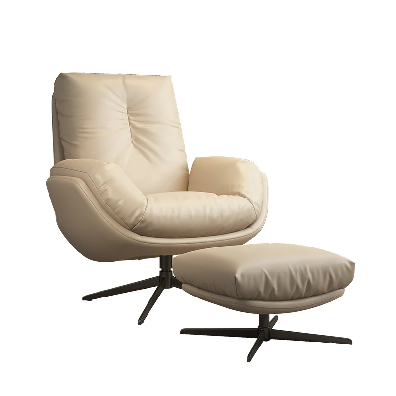 

YY Single-Seat Sofa Chair Italian Minimalist Living Room Swivel Recliner Sofa