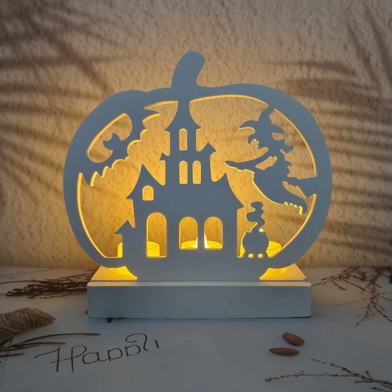 Подсвечник в виде тыквы замка форма сделай сам для Хэллоуина ведьмы подсвечник