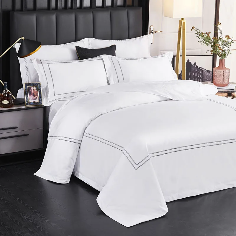 

100% Cotton Boutique Five Star Hotel Bedding Set Twin Size Queen Size King Size Duvet Cover Bed Sheet Pillow Cover
