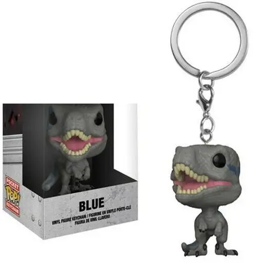 Брелок FUNKO голубой Велоцираптор в стиле Парк Юрского периода Виниловая фигурка