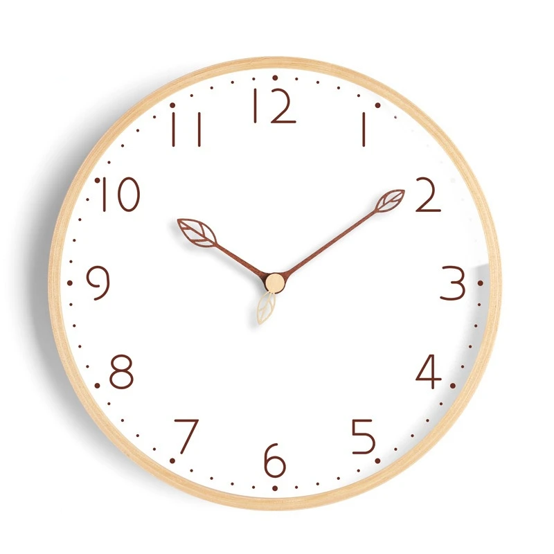 Laerge Wooden wall clock Cheap Living Room Clock Silent Morden Creative Nordic Wall Watch Home Decor | Clocks