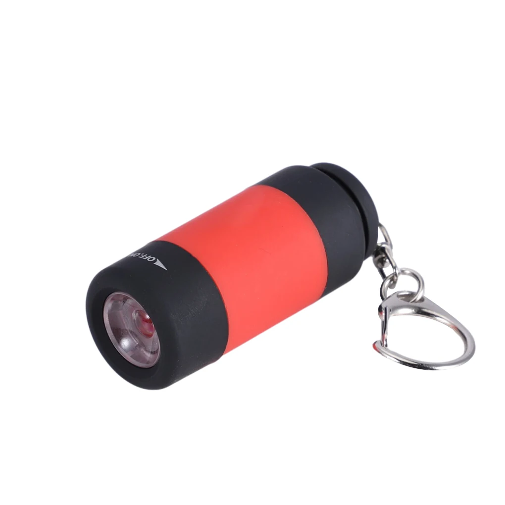 

1/2/3/5 Flashlight Keychain Torch Brightness Night Lamp Outdoor Picnic Red