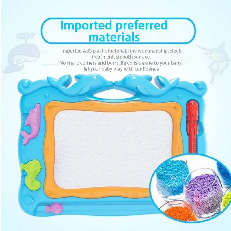 

Стираемый Магнитный граффити для письма, планшетофон, обучающая игрушка для детей, подходит для малышей, игрушки Монтессори, детские игрушк...