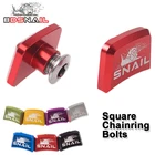 Винты для велосипедной звездочки SNAIL MTB из алюминиевого сплава 7075, одинарные болты для звездочки, винты для дисков, для ШАТУНОВ