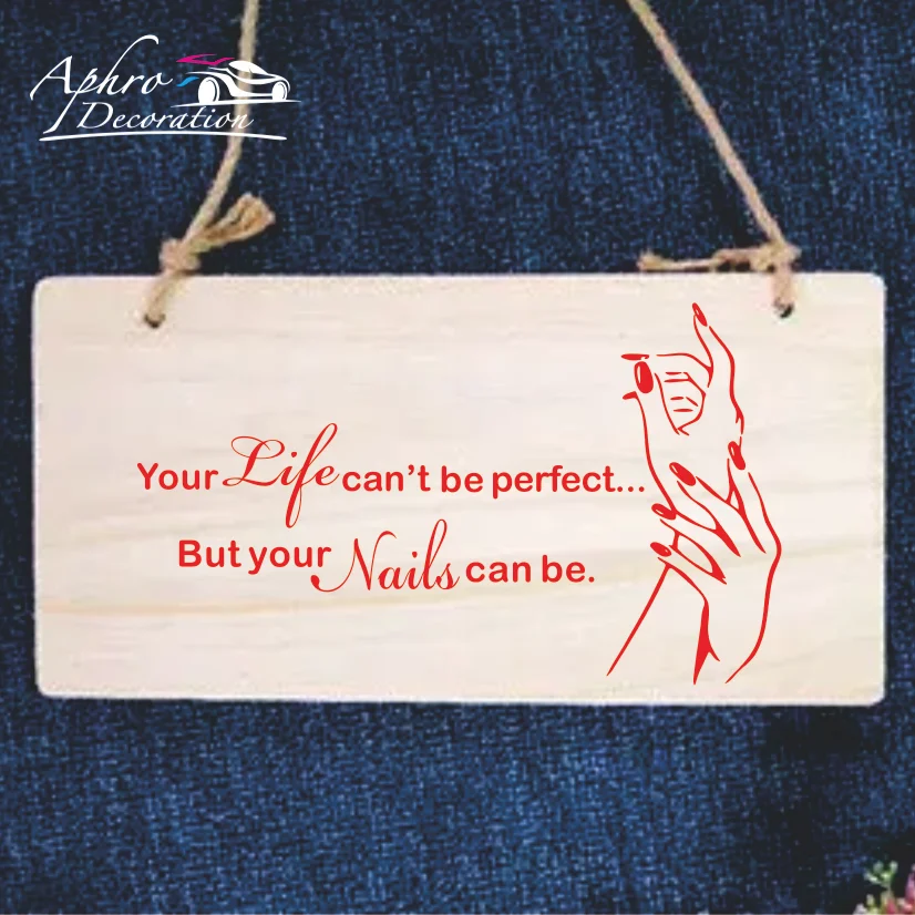 Красота ногтей салон маникюр цитаты стикер стены искусство съемный домашний