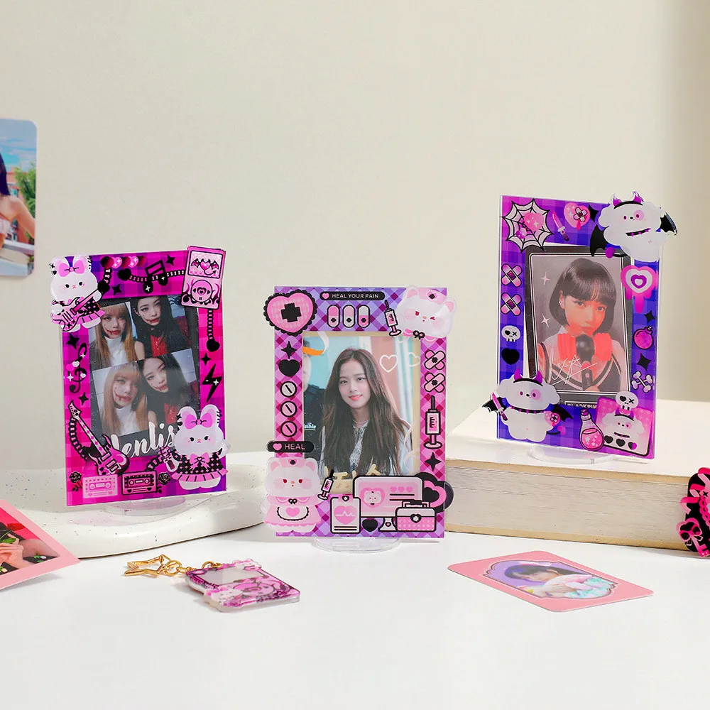 

Прозрачный кошелек-клатч унисекс, Корейская Визитница в стиле INS, студенческий Чехол-карандаш для женщин, модный кошелек с кармашком