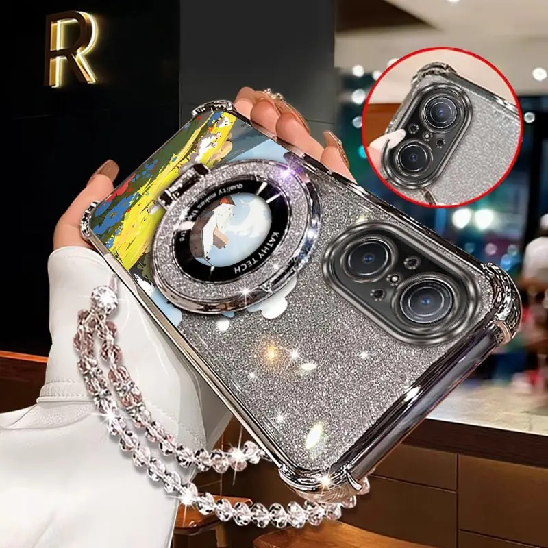 Фото 50SE Белый браслет с покрытием из ягненка, чехол для телефона Honor X60 50GT 50SE V40 X50i X40 X30i X50 X60i Play 9T X60Pro, чехол №5