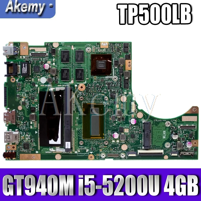 

TP500LB материнская плата для ноутбука Asus TP500L TP500LB TP500LN tp500lpg тестовая материнская плата, протестированная материнская плата ОК GT940M i5-5200U 4 Гб ОЗУ