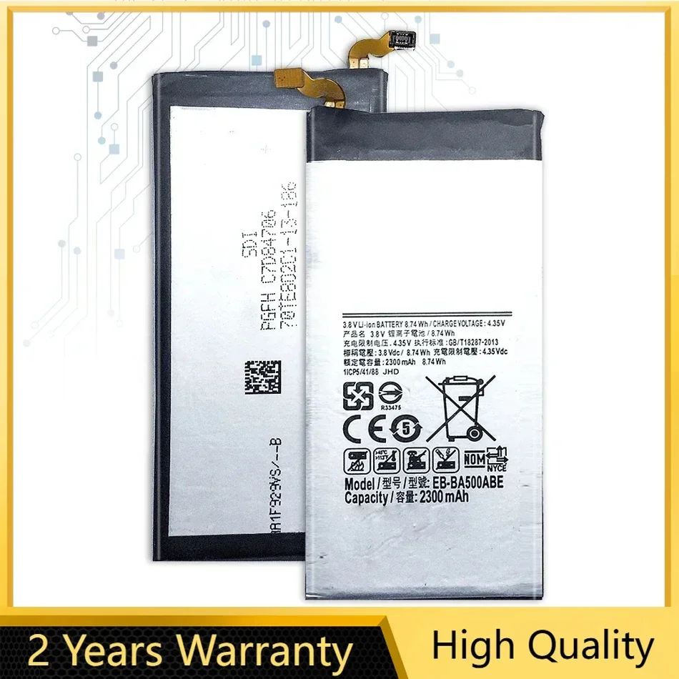 Аккумулятор для Samsung Galaxy A5 2015 Edition EB-BA500ABE 2300 мАч A500 SM-A500F A500F A500K SM-A500FU A5000 A5009