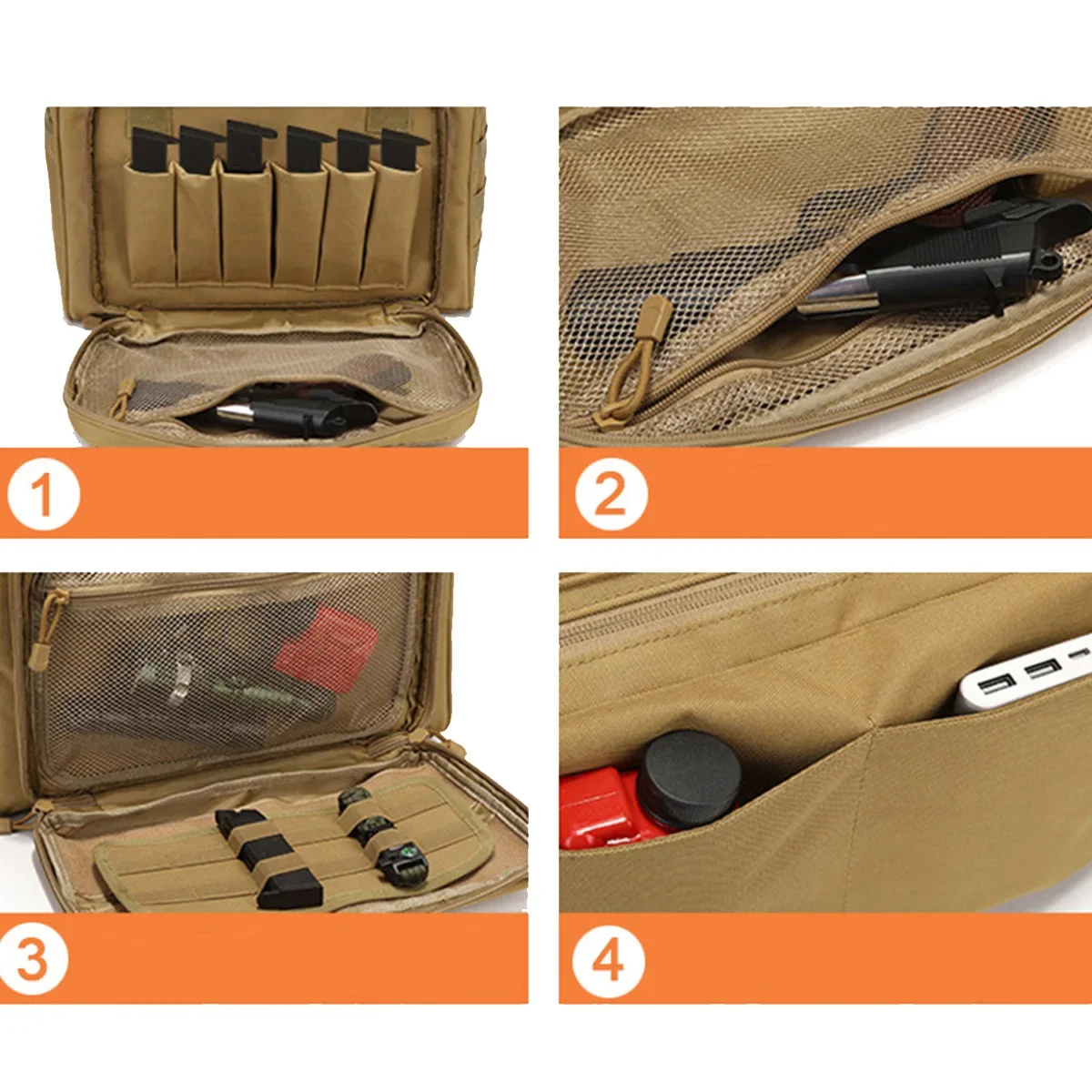 Тактическая сумка для пистолета система Molle водонепроницаемая хранения стрельбы