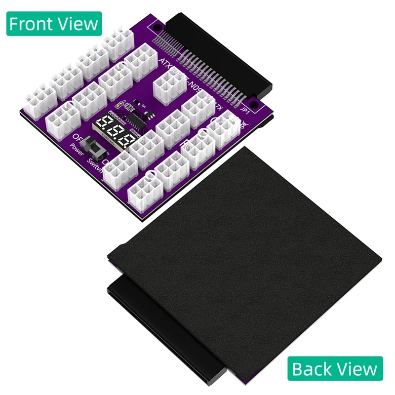 Плата блока питания ATX 17X6Pin для майнинга Ethereum BTC