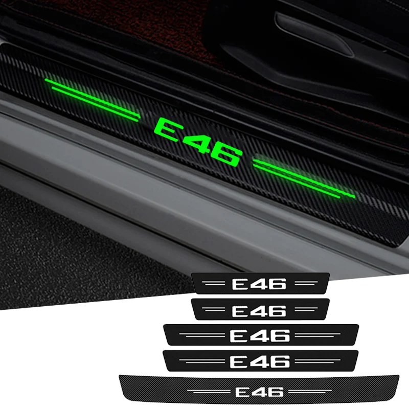 Светящиеся наклейки на дверь автомобиля дневные для BMW E46 значки E30 E60 E61 E83 E34 E36 E39 E90
