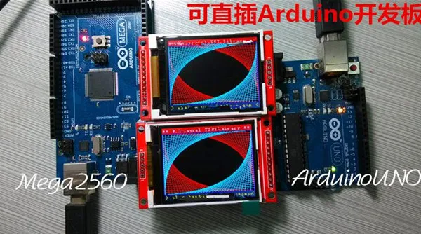 UNO Mega2560 2 дюймов 11PIN SPI 16BIT RGB 65K цветной TFT ЖК-дисплей экран с адаптером платы ILI9225