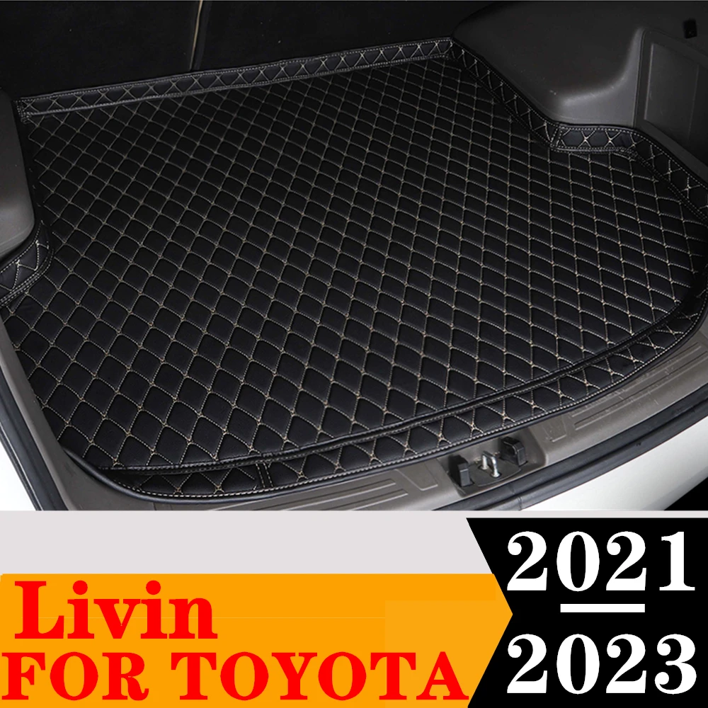 Высокосторонний коврик в багажник автомобиля для Toyota Livin 2023 2022 2021 XPE защитный