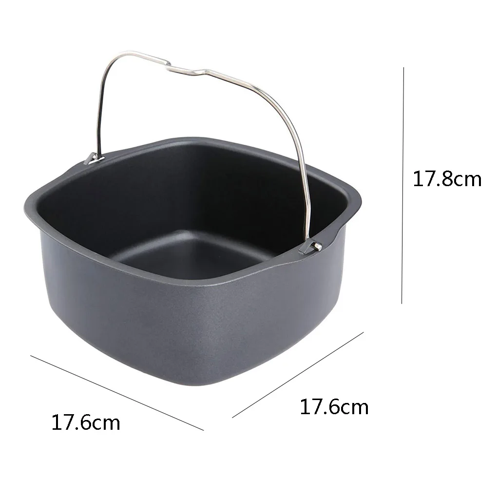 

Air Fryer Accessory Non-Stick Baking Basket Replacement for HD9220 HD9225 HD9232 HD9233 HD9641 Tray Cooking Pot