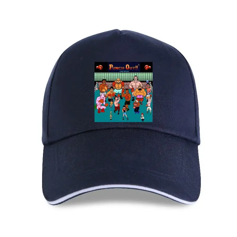 

Sun hat Mike Tysons Punch Out Retro Games Mens Black Baseball cap Size S To 3XL