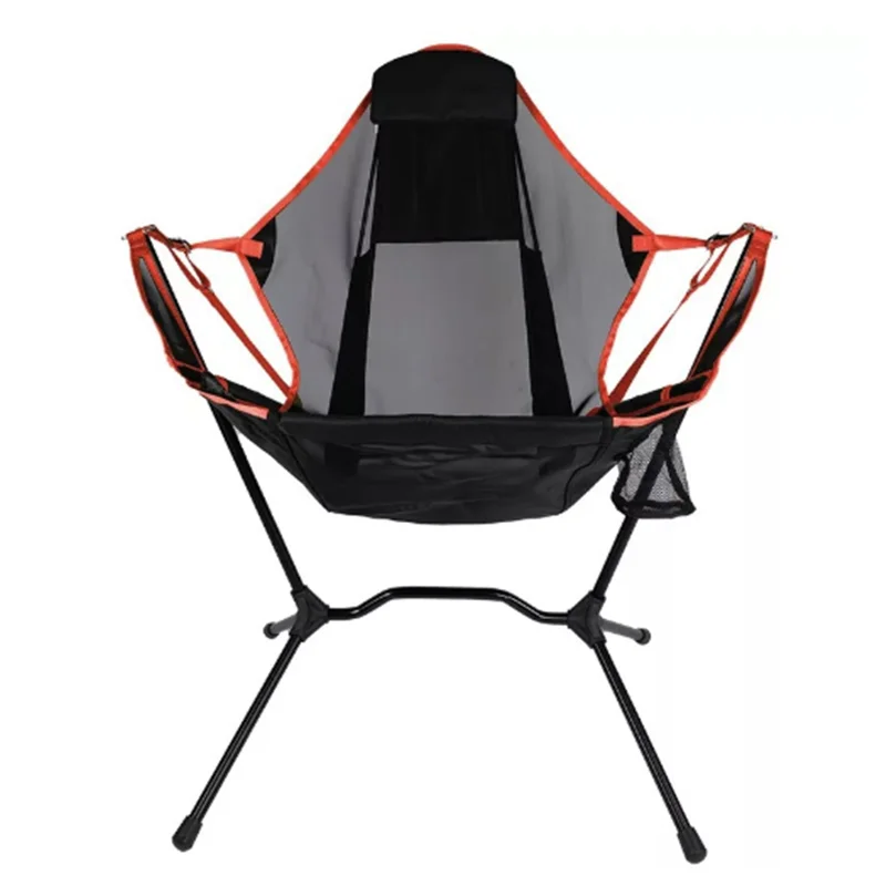 

Outdoor Rocking Chair Aluminum Alloy Ultra-light Camping Fishing Chair BBQ Portable Folding Back Hammock Beach Moon Stool