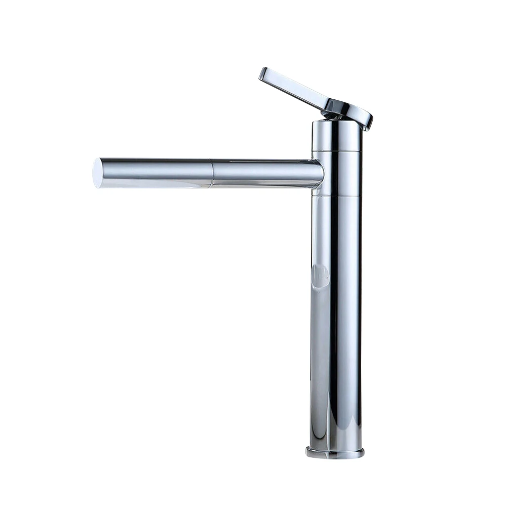 

Bathroom Basin Sink Tall Faucet Hot Cold Water Mixer Tap Sink Faucets