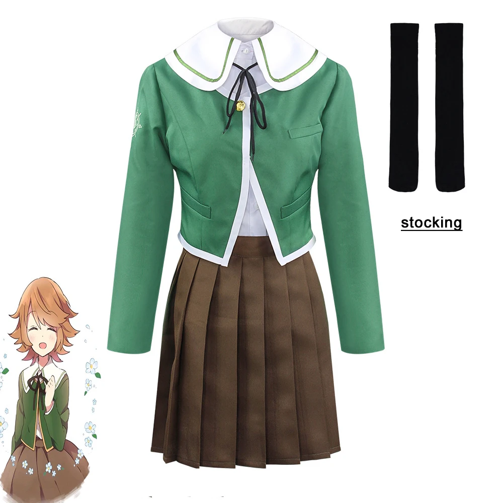 

Anime Danganronpa Kuma Chihiro Fujisaki Cosplay Costume Women's JK Uniforms Girls Skirt Suit Costume Carnival Dress Up Costumes