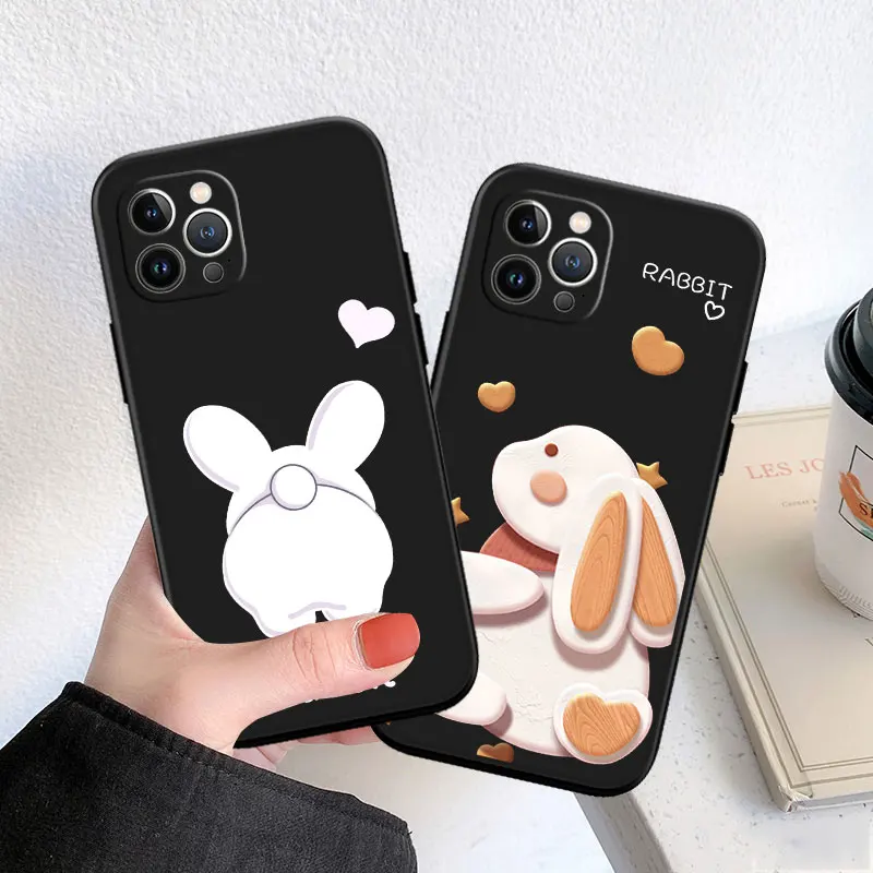 

Rabbit Cute Cartoon Soft Case for Samsung A03 Core 164 166 A6 A7 A8 A9 A01 A02S A03S A10S A20S A30S A40S A50S A70 A11 A12 Plus