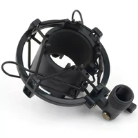 universal 3kg bearable load mic microphone shock mount clip holder stand radio studio sound recording bracket black professional