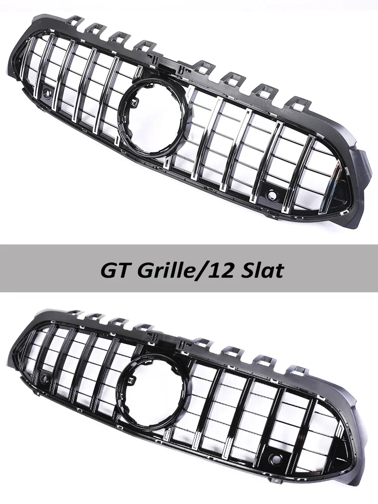 Передний бампер для Mercedes Benz A Class V177 W177 panamerica GT решетка 2019-2024 Diamond AMG A35 A45 Черная А200