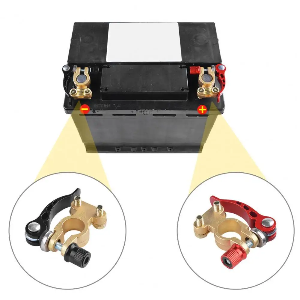 1 пара безопасный прочный экологически чистый соединитель аккумулятора для