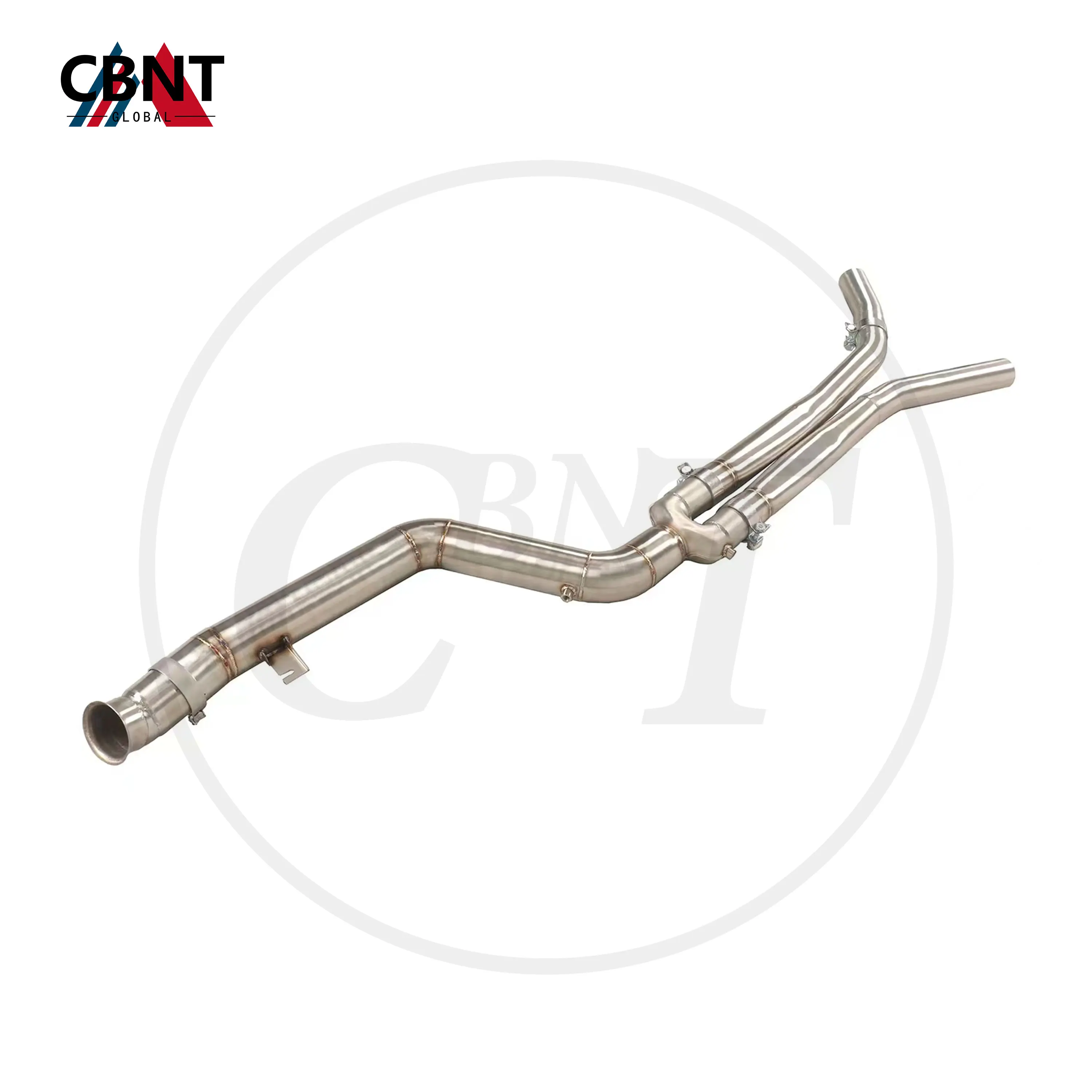 CBNT средняя труба для BMW M240i G42 M340i G20 Toyota Supra A90 B58 3 0 T выхлопная система SS304