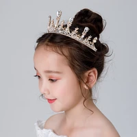 accessories for women childrens crown tiara princess girl crown crystal headband golden girl birthday hair popular cute
