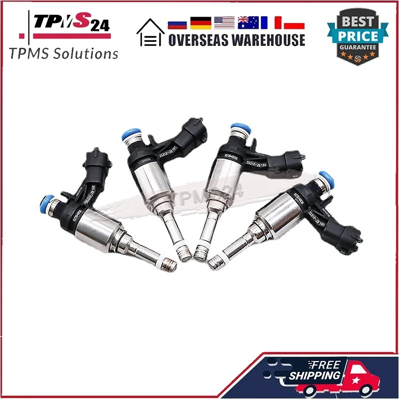 

Топливные форсунки 35310-2B160, 4 шт., для Hyundai Tucson 2016-2018 Hyundai Veloster 2016 л