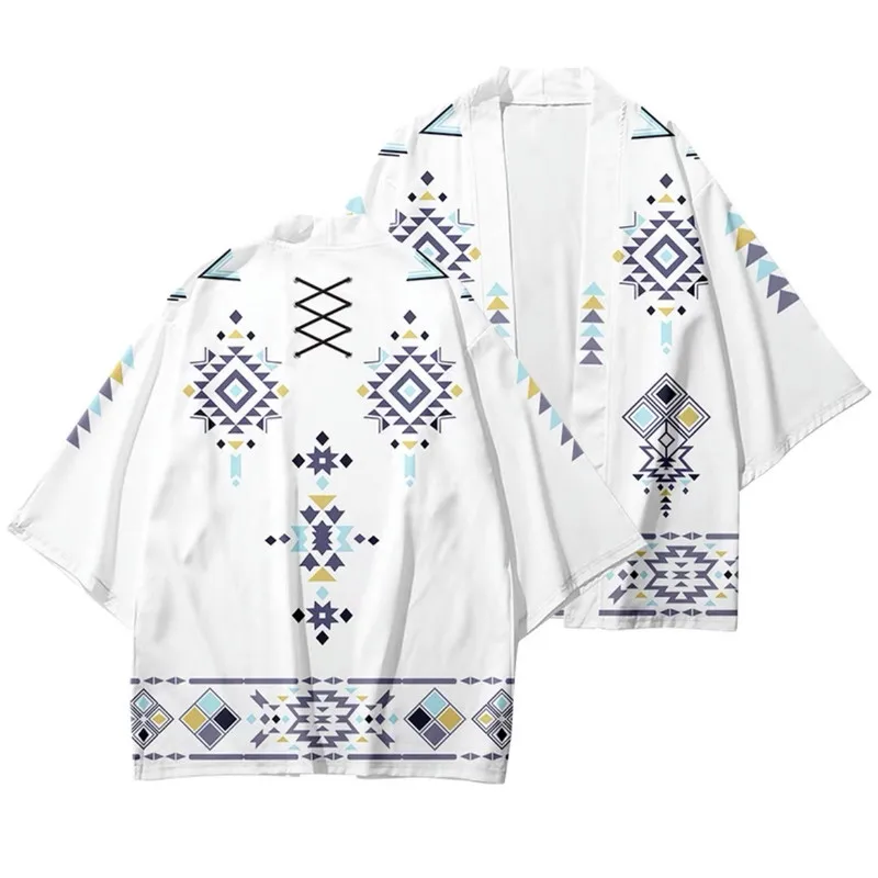 

FashionAnime Clothes Ala Mhigo Cute Cardigan Japanese Kimono Haori Yukata Women Men kimono Shirt Short Sleeve Robe national styl