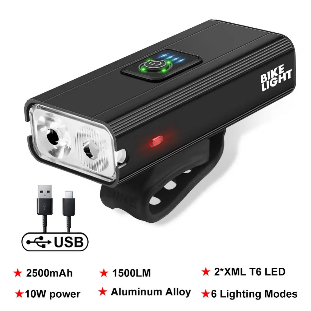 

Двойная велосипедная фонарь, usb перезаряжаемая фонарь для улицы, велосипедная фонарь, Красный дисплей, предупреждающий фонарь, передняя фонарь для велосипеда