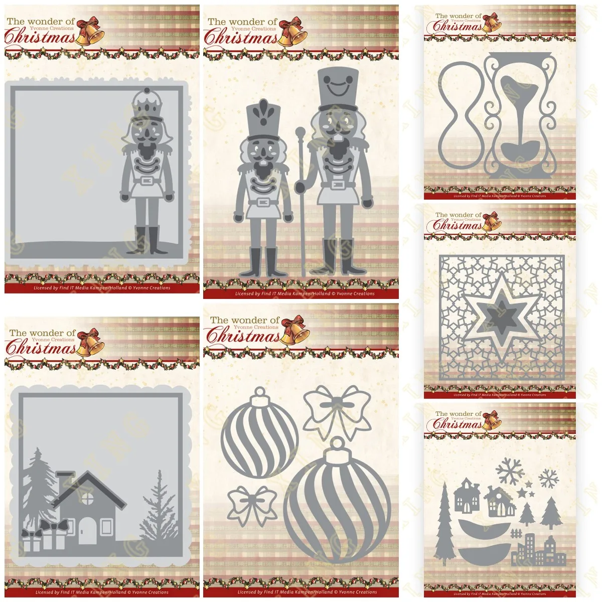 

Christmas Sand Glass Nutcracker Metal Cutting Dies Diy Scrapbook Paper Diary Decoration Card Handmade Embossing New Product 2022