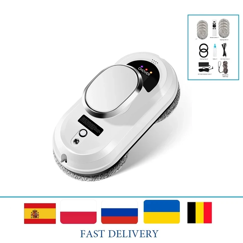 

Robot Vacuum Cleaner Window Cleaning Robot Window Cleaner Electric Glass Limpiacristales Remote Control for Home Appliance