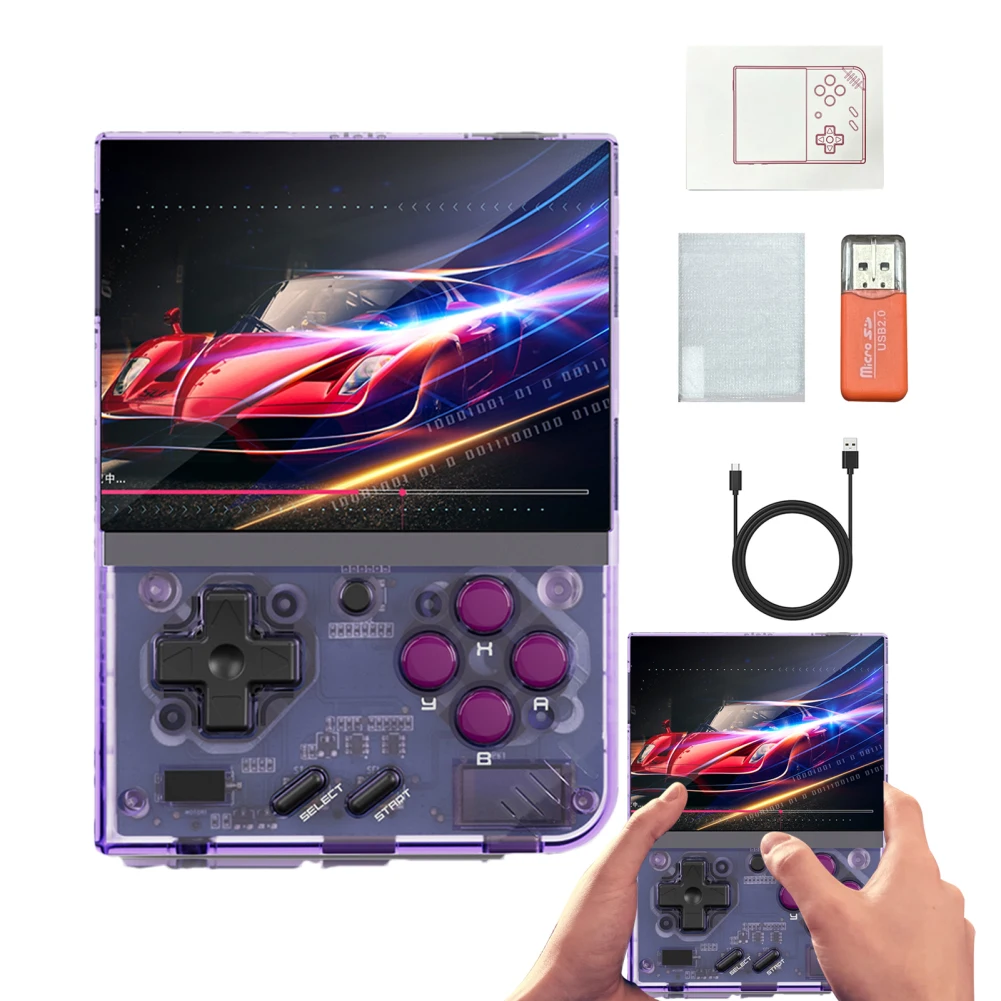 

Портативная игровая консоль Miyoo Mini Plus + в стиле ретро, 3,5 дюйма, 3000 мАч