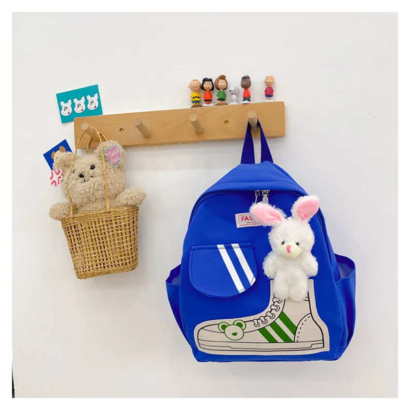 Fashion Children's Schoolbag Cartoon Lovely Rabbit Kindergarten Backpacks Preschool Schoolbag for Boys and Girls Large Capacity