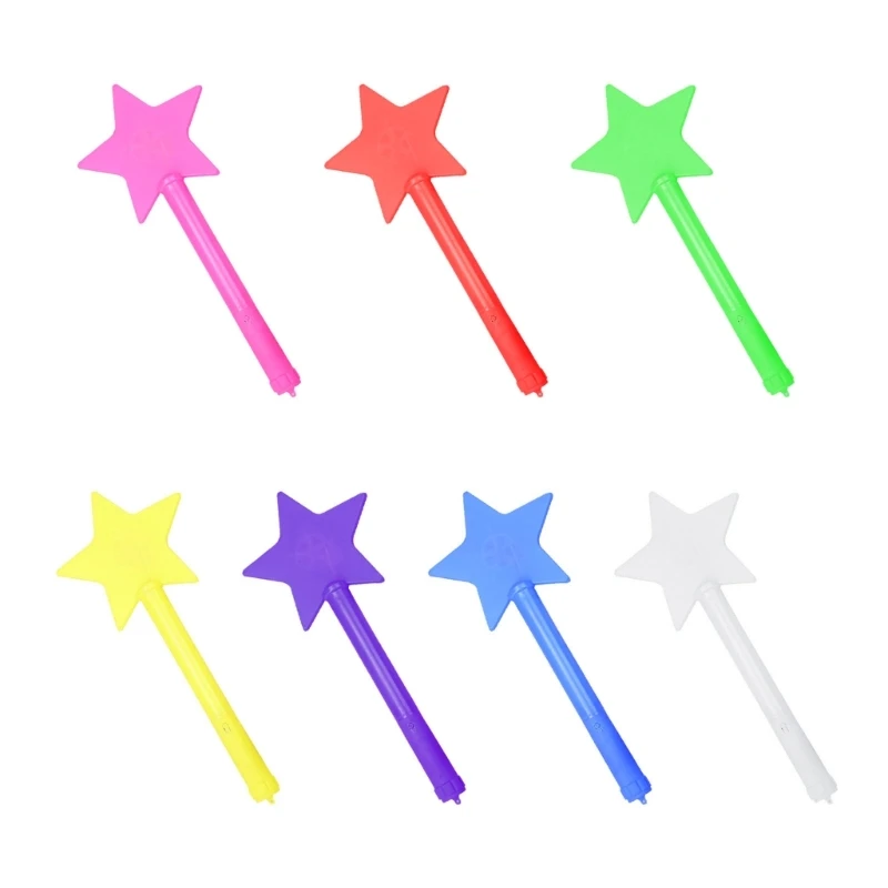 

Light Up Stick Wand Toy LED with 3 Light Modes Star Shape Flashing Sticks for Wedding Birthday Party