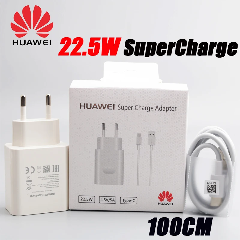 Оригинальное сетевое зарядное устройство для смартфона Huawei USB Type-C. - купить по