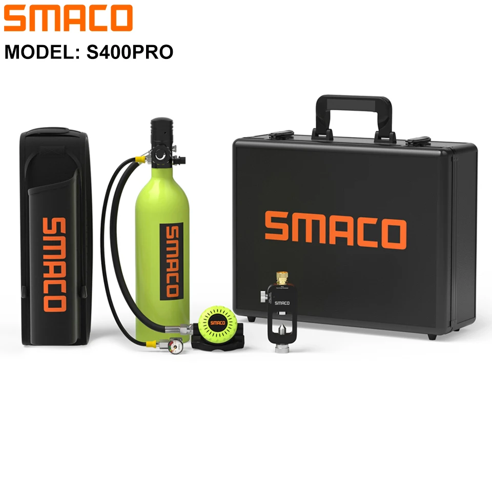

Мини-резервуар для подводного плавания SMACO S400Pro, 1 л