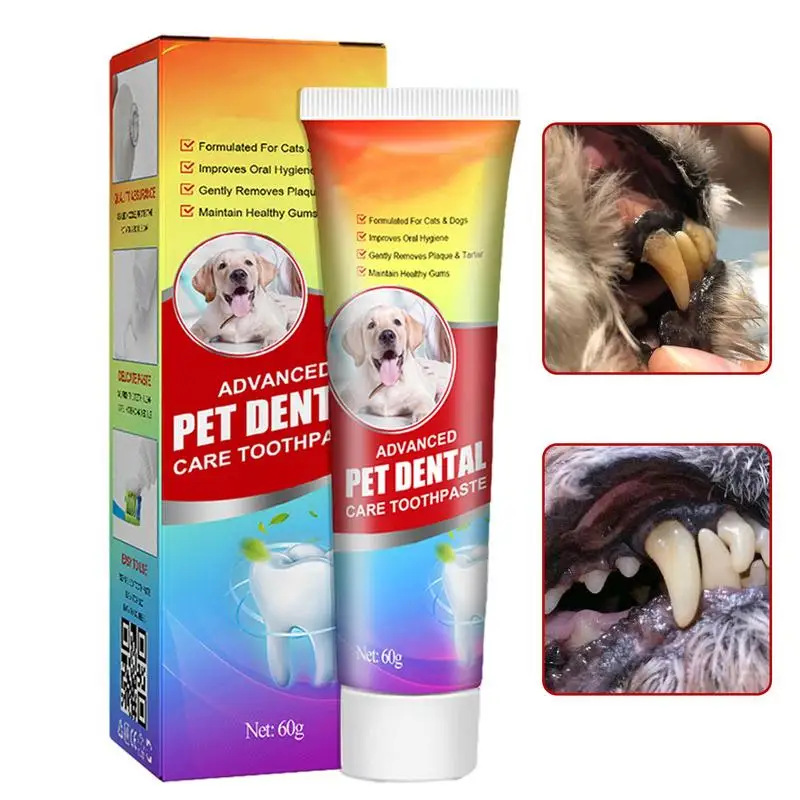 

Dog Toothpaste Pet Teeth Cleaning Freshens Breath Mint Flavor Toothpaste Effective Dog Oral Care With Fragrant Formula For Dogs